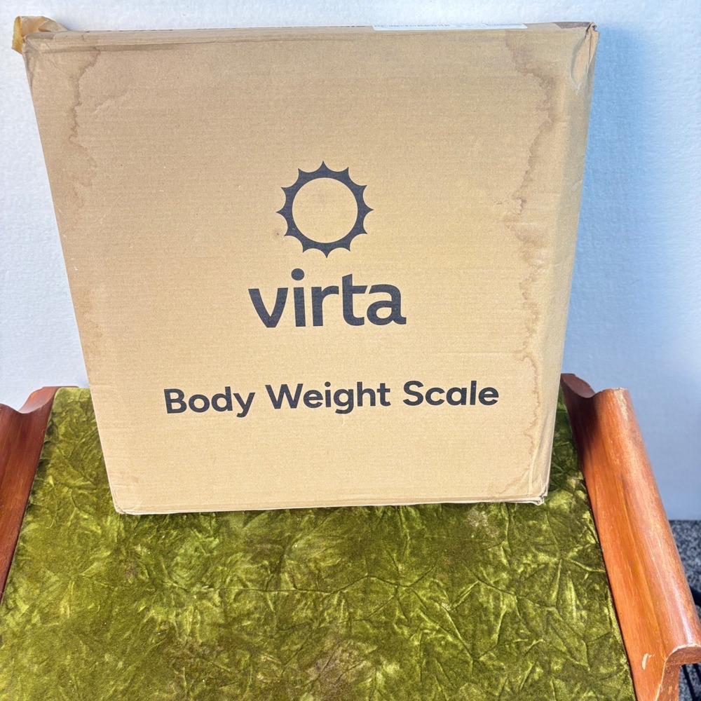 Virta Body Weight Scale BT006 Cellular Smart‎ Digital Scale White BodyTrace